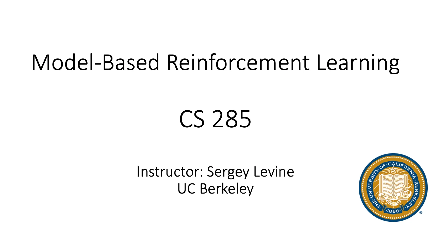 CS285 Lecture11 Model-Based Reinforcement Learning