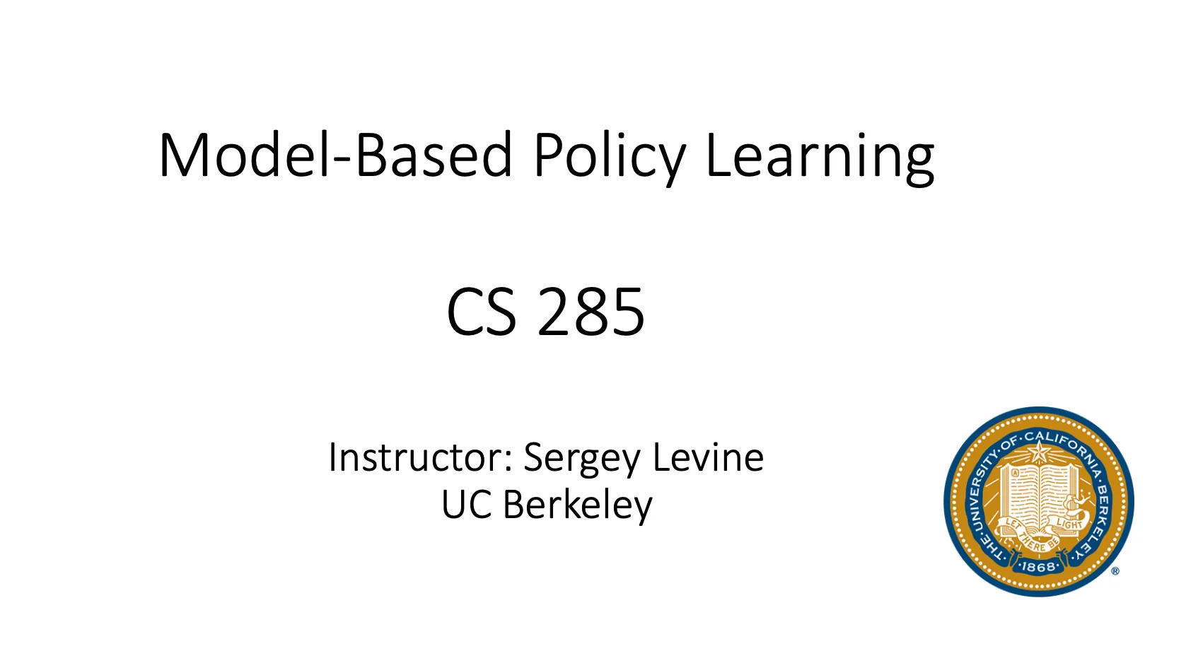 CS285 Lecture12 Model-Based Reinforcement Learning
