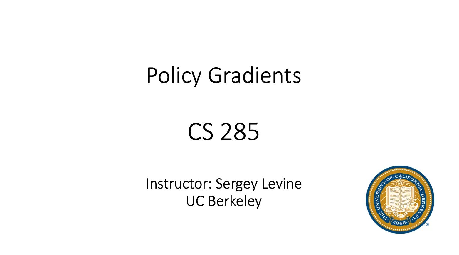CS285 Lecture5 Ploicy Gradient